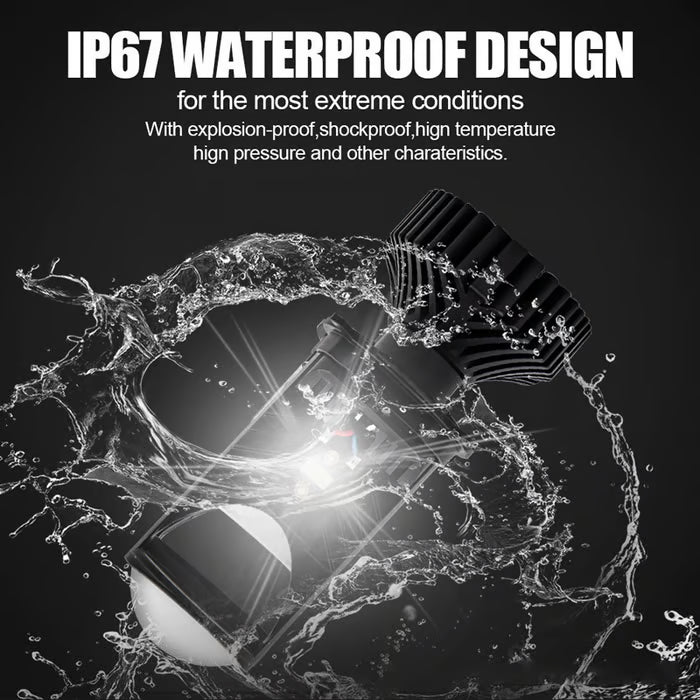 H4 Integrerade LED-strÄlkastare med helljus och halvljus (2 st)