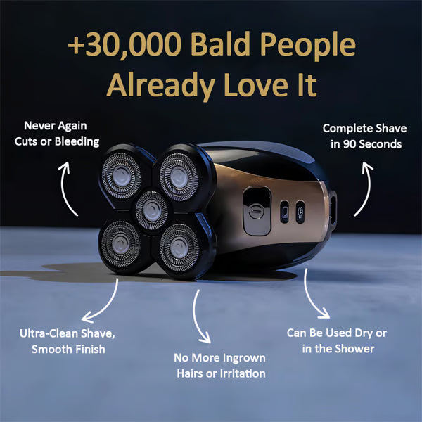 The Essential Razor for Bald Men