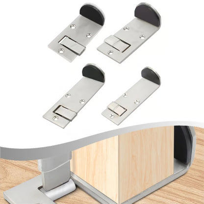 Stainless steel door stopper—— No punching required！