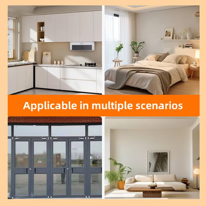 Stainless steel door stopper—— No punching required！