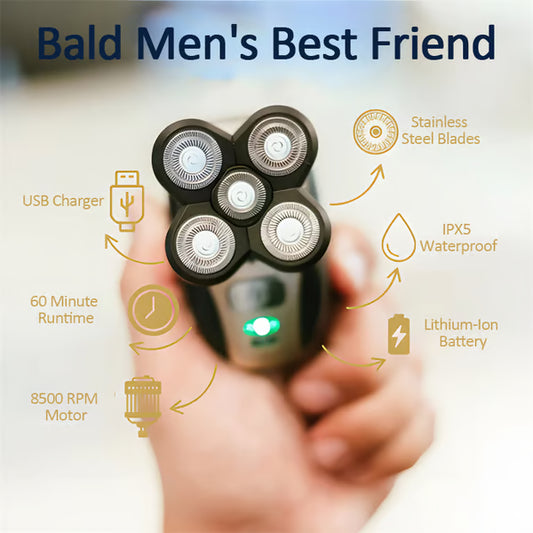 The Essential Razor for Bald Men