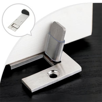 Stainless steel door stopper—— No punching required！