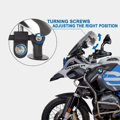 180° motorcykelsäkerhetsspegel