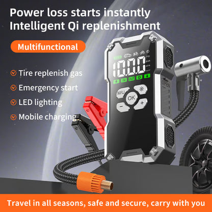 4 in 1 Portable Jump Starter with Air Pump Pro