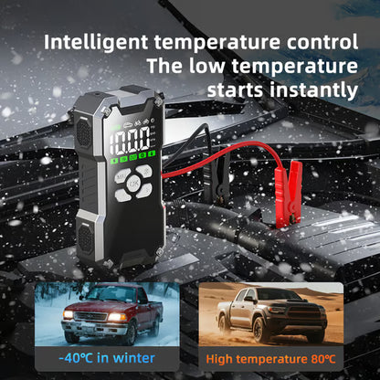 4 in 1 Portable Jump Starter with Air Pump Pro