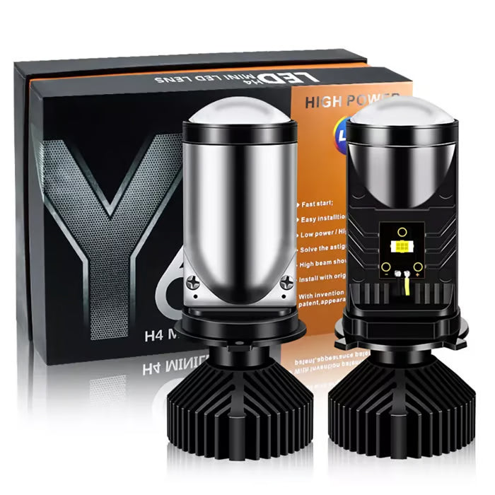 H4 Integrerade LED-strålkastare med helljus och halvljus (2 st)