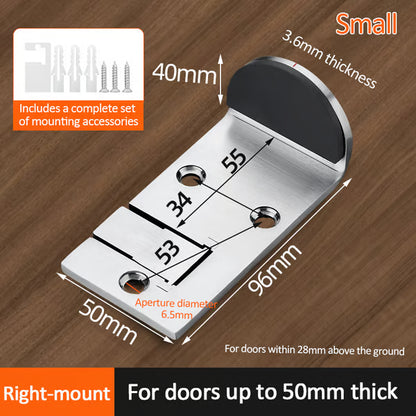 Stainless steel door stopper—— No punching required！