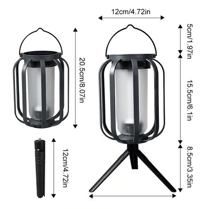 🔥Solar Lantern Outdoor Light with 4 Modes