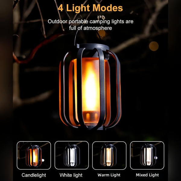 🔥Solar Lantern Outdoor Light with 4 Modes