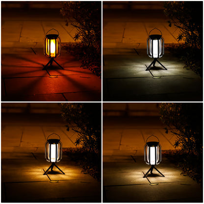 🔥Solar Lantern Outdoor Light with 4 Modes