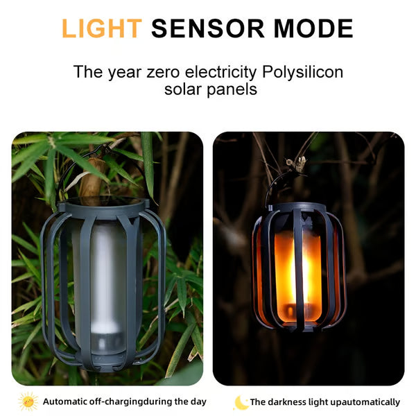 🔥Solar Lantern Outdoor Light with 4 Modes