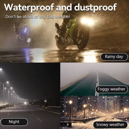 H4 Integrerade LED-strålkastare med helljus och halvljus (2 st)