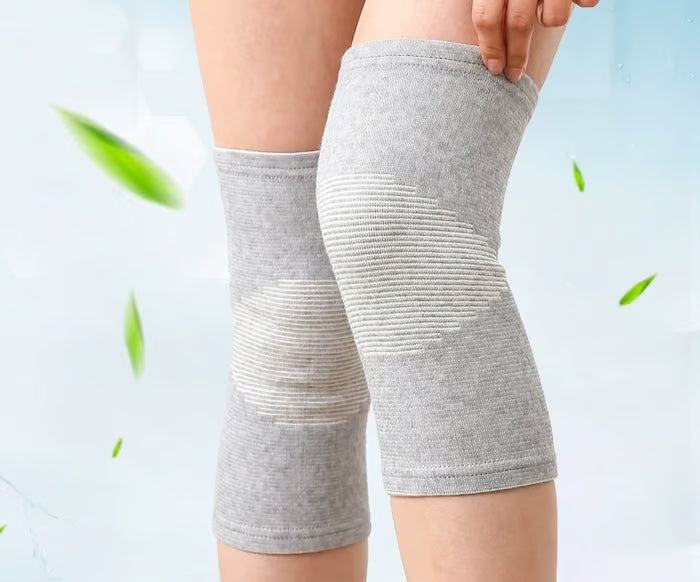 Knäskydd i bambu – (2-pack)