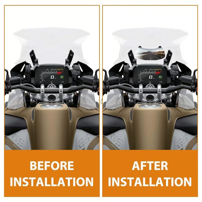 180° motorcykelsäkerhetsspegel