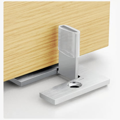Stainless steel door stopper—— No punching required！