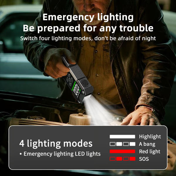 4 in 1 Portable Jump Starter with Air Pump Pro