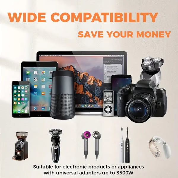 Wall Outlet Extender with Shelf Night